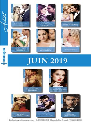 cover image of 11 romans Azur + 1 gratuit (n°4092 à 4102--Juin 2019)